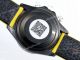 Japan Grade Copy Rolex Daytona Quartz 43 Rainbow with Yellow Dial Watch (6)_th.jpg